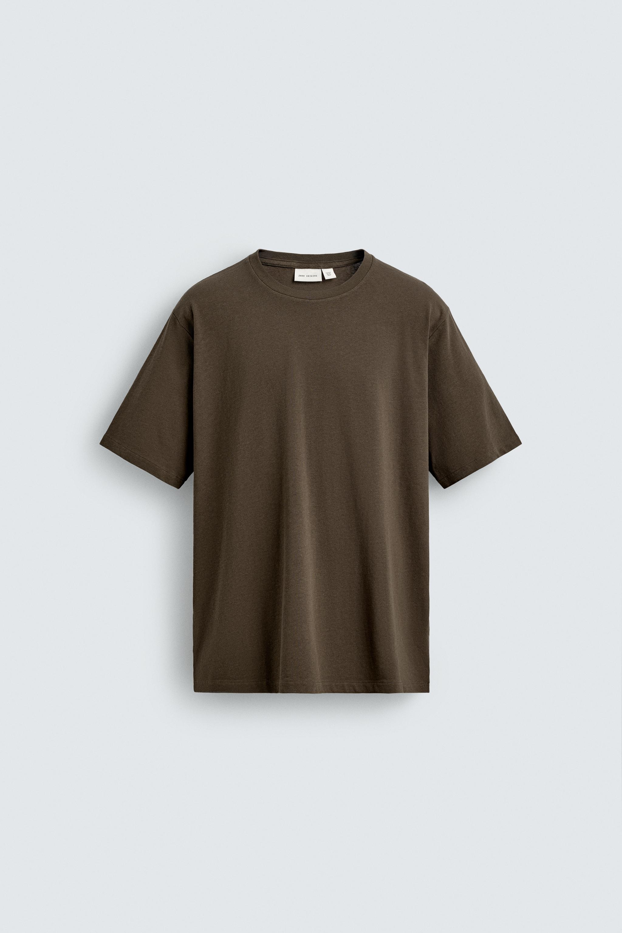 REGULAR FIT COTTON BLEND T-SHIRT